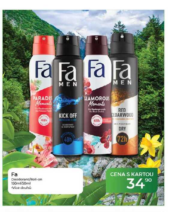 Fa Deodorant/Roll-on 150ml/50ml  