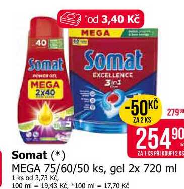  Somat gel 2x 720 ml 