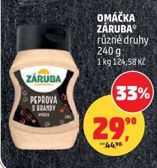 OMÁČKA ZÁRUBA různé druhy, 240 g  