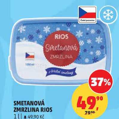 SMETANOVÁ ZMRZLINA RIOS, 1 l 