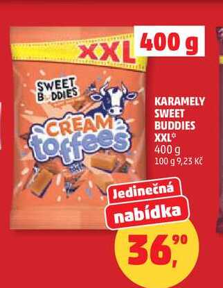 KARAMELY SWEET BUDDIES XXL toffees, 400 g  