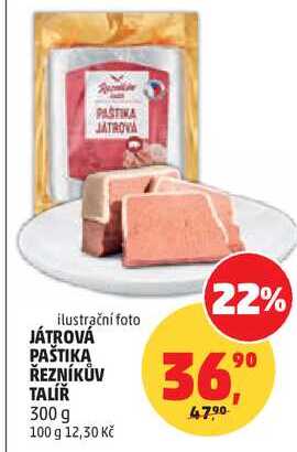 JÁTROVÁ PAŠTIKA ŘEZNÍKŮV TALÍŘ, 300 g 