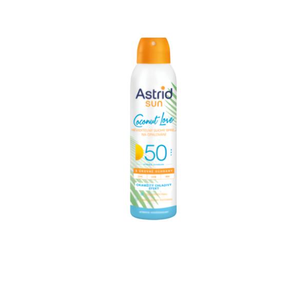 Astrid SUN Neviditelný suchý sprej na opalování SPF 50