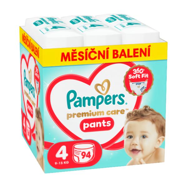 Pampers Premium Plenkové kalhotky Monthly Box, vel. 4 (9-14 kg)