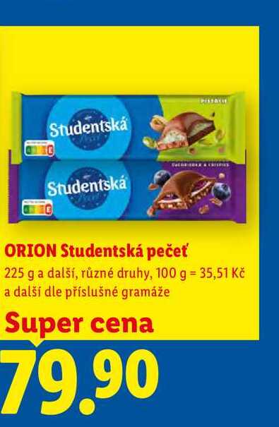 ORION Studentská pečeť, 225 g  