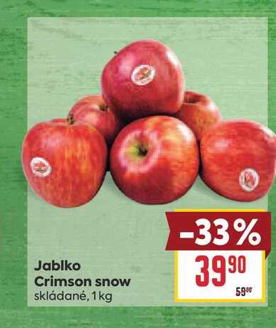 Jablko Crimson snow skládané, 1kg 