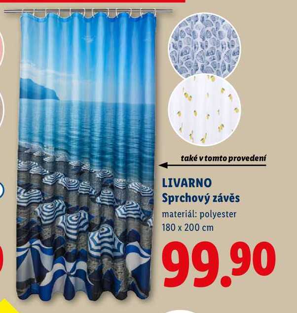 LIVARNO Sprchový závěs 