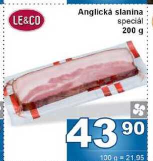 Anglická slanina speciál 200 g 