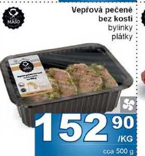 Vepřová pečené bez kosti bylinky plátky 1kg