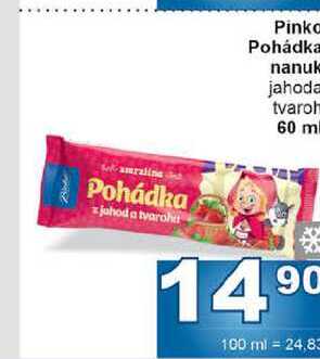 Pinko Pohádka nanuk jahoda tvaroh 60 ml 