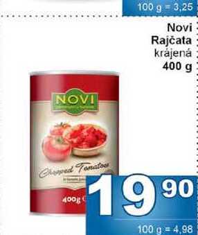 Novi Rajčata krájená 400 g 