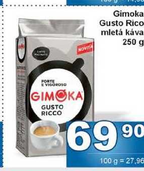 Gimoka Gusto Rico mletá káva 250 g 