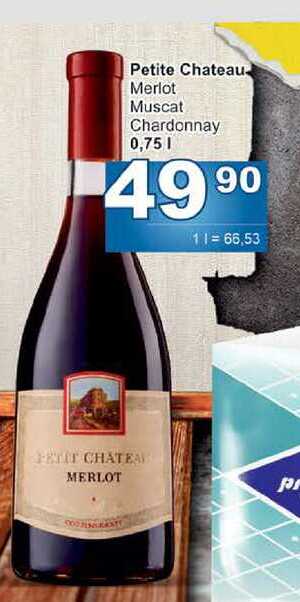 Petite Chateau Merlot Muscat Chardonnay 0,75l