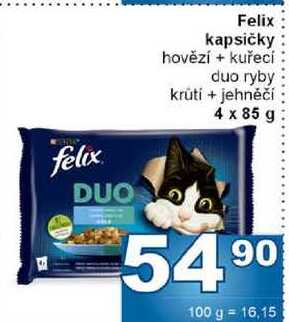 Felix kapsičky 4x85g