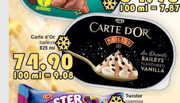 Carte d'Or baileyse 825 ml 