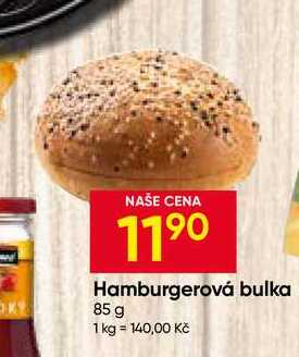 Hamburgerová bulka 85 g 