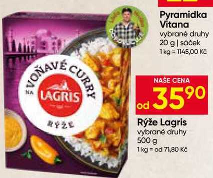 Lagris Rýže vybrané druhy 500 g