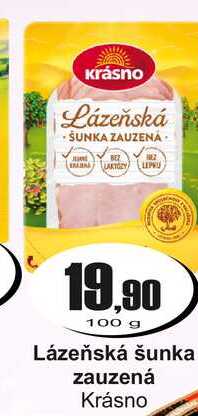 Lázeňská šunka zauzená Krásno 100 g