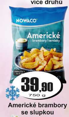 Americké brambory se slupkou 750 g