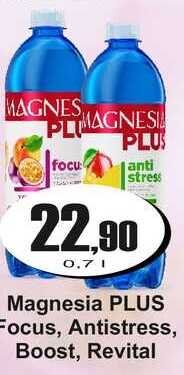 Magnesia PLUS Focus, Antistress, Boost, Revital 0,7 L