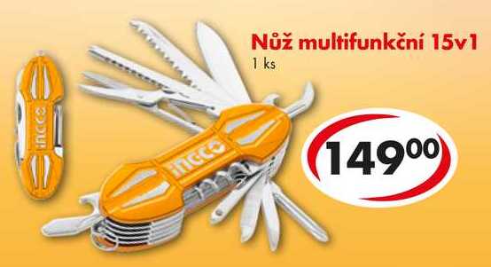 Nůž multifunkční 15v1 
