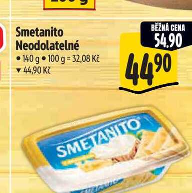 Smetanito Neodolatelné 140 g