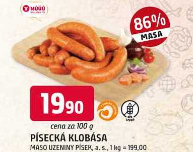 PÍSECKÁ KLOBÁSA 100g