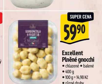  Excellent Plněné gnocchi  400 g