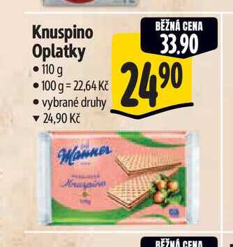 Knuspino Oplatky 110 g