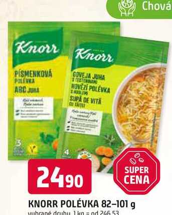 KNORR POLÉVKA 82-101 g 