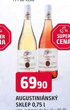 AUGUSTINIÁNSKÝ SKLEP 0,75 l