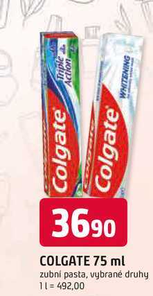 COLGATE 75 ml zubní pasta, vybrané druhy 