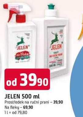 JELEN 500 ml Prostředek na ruční praní