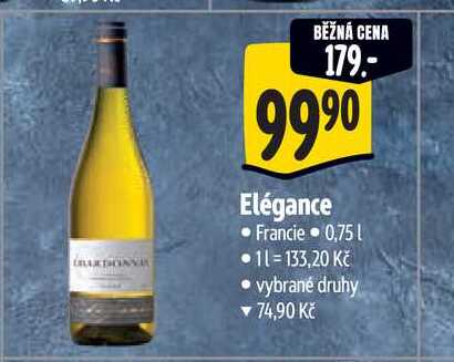  Elégance 0,75 l