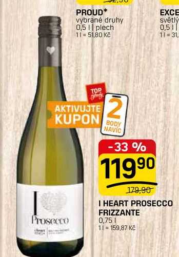 I HEART PROSECCO FRIZZANTE 0,75l