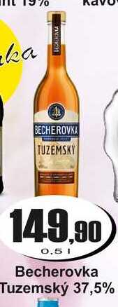 Becherovka Tuzemský 37,5% 0,5 L