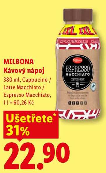 MILBONA Kávový nápoj, 380 ml