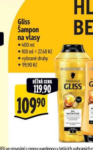 Gliss Šampon na vlasy 400 ml