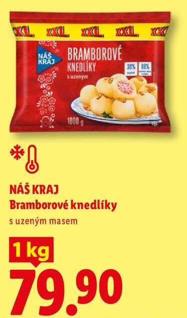 NÁŠ KRAJ Bramborové knedlíky, 1 kg