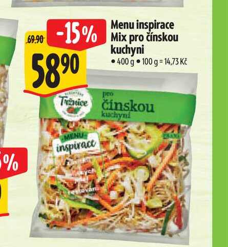   Menu inspirace Mix pro čínskou kuchyni 400 g 