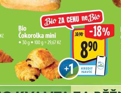   Bio Čokorolka mini 30 g 