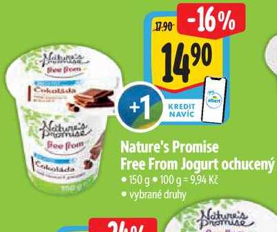 Nature's Promise Free From Jogurt ochucený 150 g