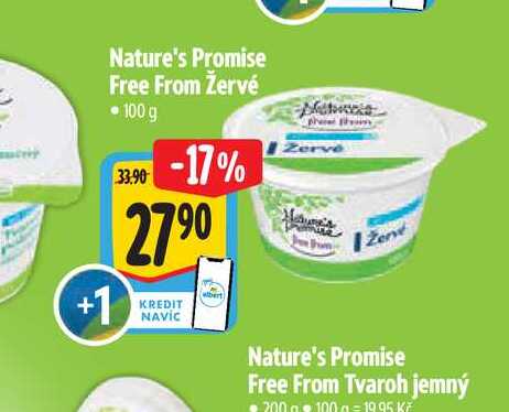 Nature's Promise Free From Žervé  100 g 