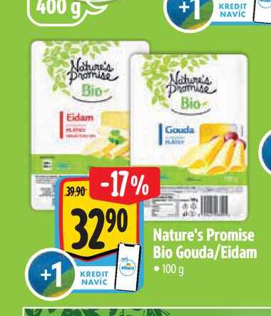  Nature's Promise Bio Gouda/Eidam 100 g 