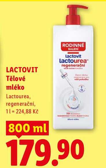 LACTOVIT Tělové mléko, 800 ml