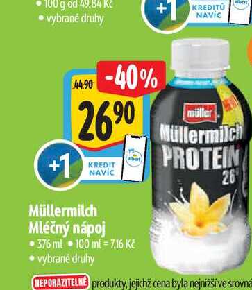   Müllermilch Mléčný nápoj 376 ml