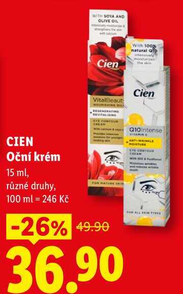 CIEN Oční krém, 15 ml