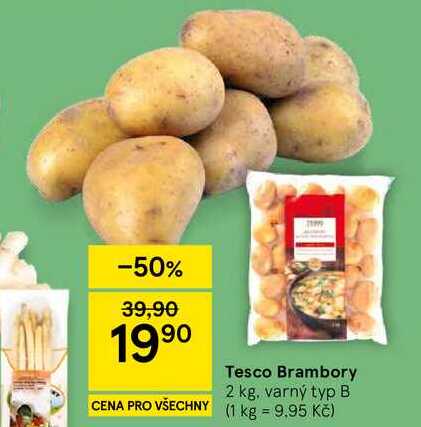Tesco Brambory, 2 kg, varný typ B 