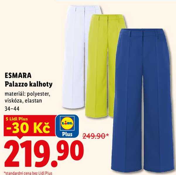 ESMARA Palazzo kalhoty 