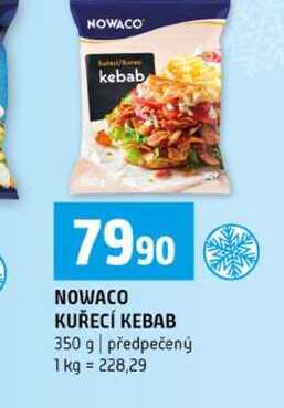 NOWACO KUŘECÍ KEBAB 350 g předpečený